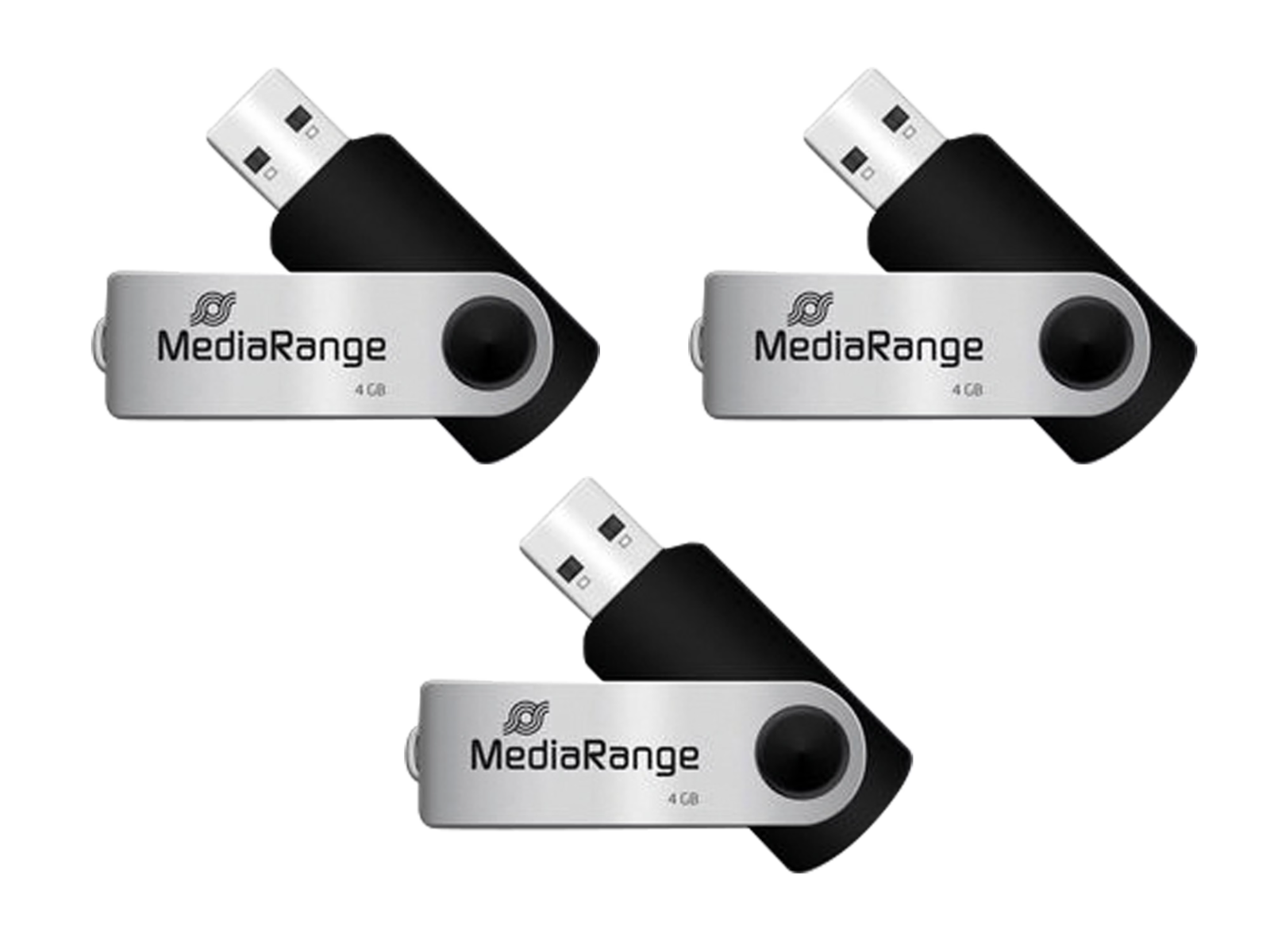 3 MediaRange MR907 Pen Drive Thumb Flash drive USB Stick 4GB 17MB/s USB 2.0