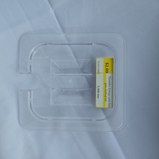 Thunder Group PLPA7160CS 1/6 Size Clear Polycarbonate Slotted Food Pan Lid