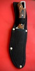 FROST CUTLERY OUTDOOR HUNTING KNIFE AT 9”in OVERALL 4”in BLADE NEW OPEN BOX — photo 4