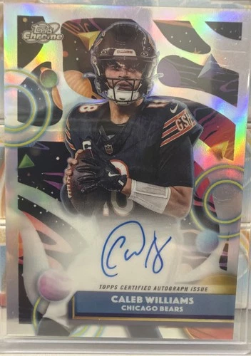 2025 Topps Chrome Caleb Williams Chrome Autographs (RAW)