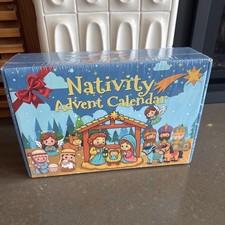 Nativity Advent Calendar Nativity Scene Set, Christmas 2025