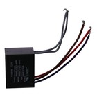2pcs Black Ceiling Fan Pull Chain Switch  Electrician