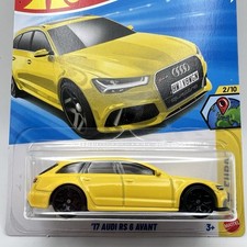Hot Wheels 17 Audi RS 6 Avant Yellow HW Euro 2/10 66/250