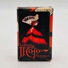 Vintage Espana Myrurgia Maja Jabon Soap 3.166oz 90 Gram Bars Made In Spain