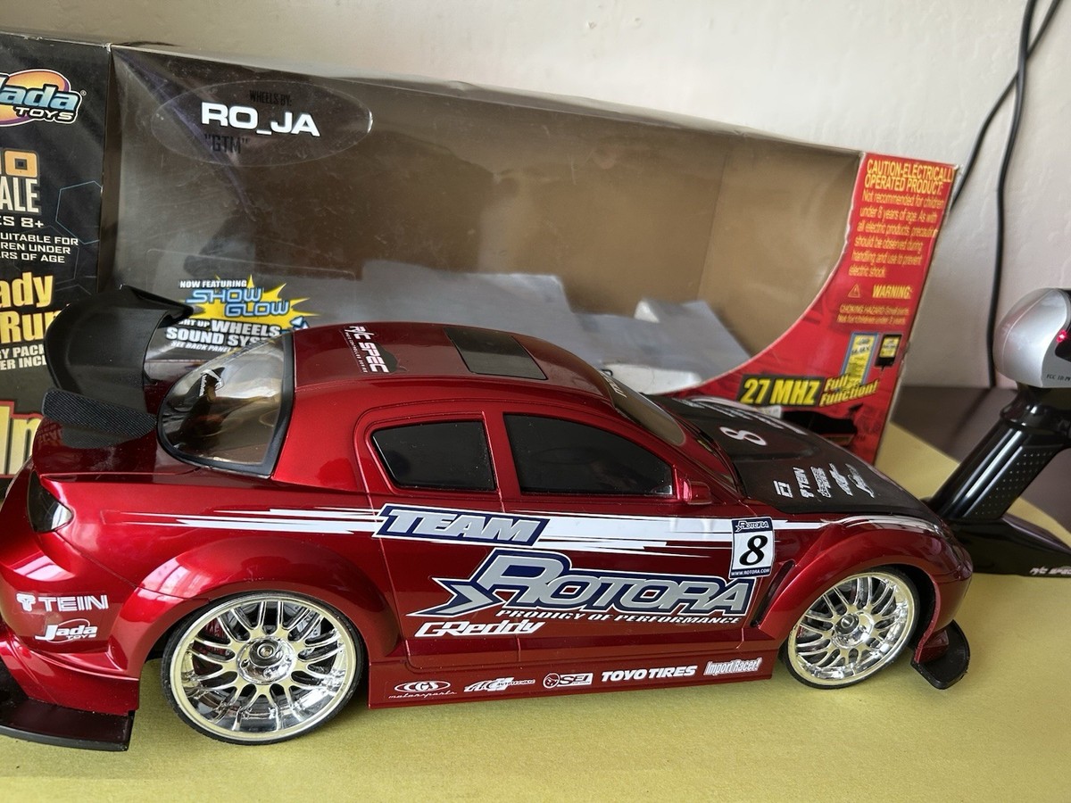 Jada Toys R/c Spec Mazda Rx-8 1:10 Scale Import Racer | eBay
