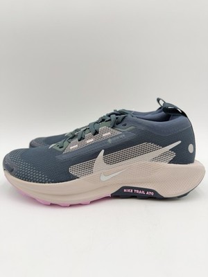 Nike Women's React Pegasus Trail 5 GTX Size 8 Navy Green Violet |FQ0912-400|