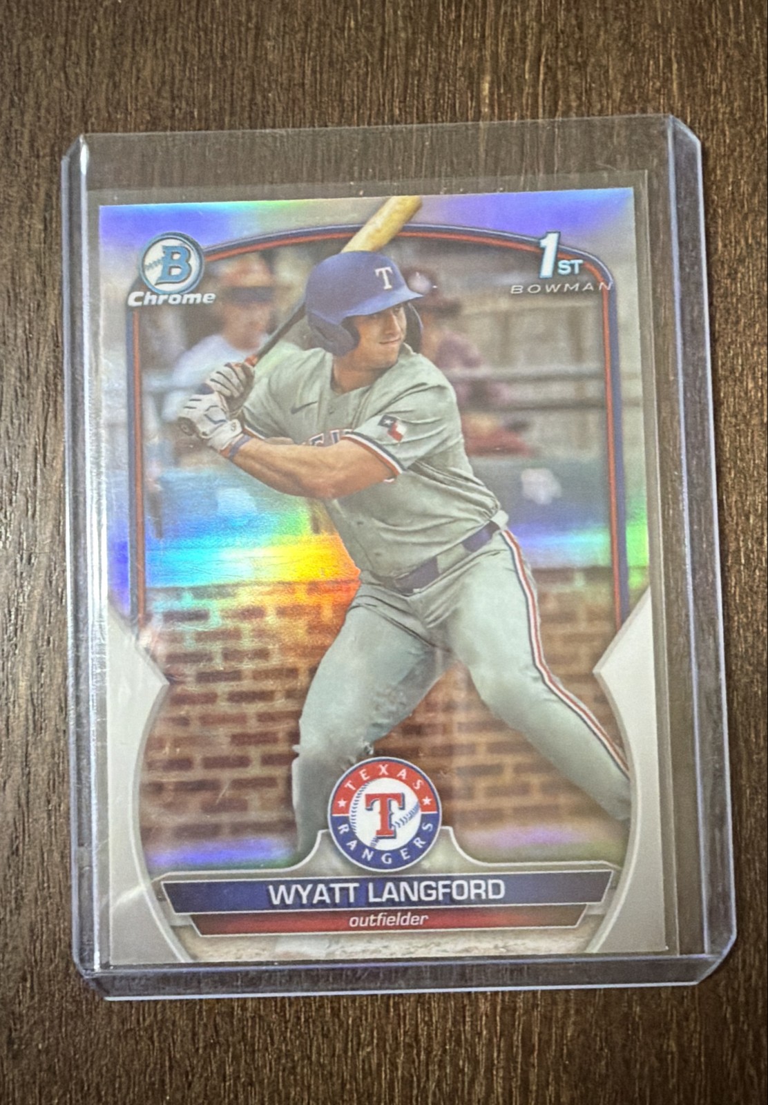 2023 Bowman Draft - Chrome Wyatt Langford #BDC-106 Refractor (RC)
