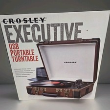 Crosley Executive USB Bluetooth Portable Turntable Record Player