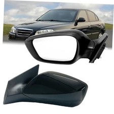 Driver Side Mirror Compatible With 2011-2013 Hyundai L-Driver Side Black