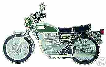 Pin Yamaha XS 650 /  XS650 grün/weiß Motorrad  Art. 0490 Motorbike Moto - Bild 1 von 1