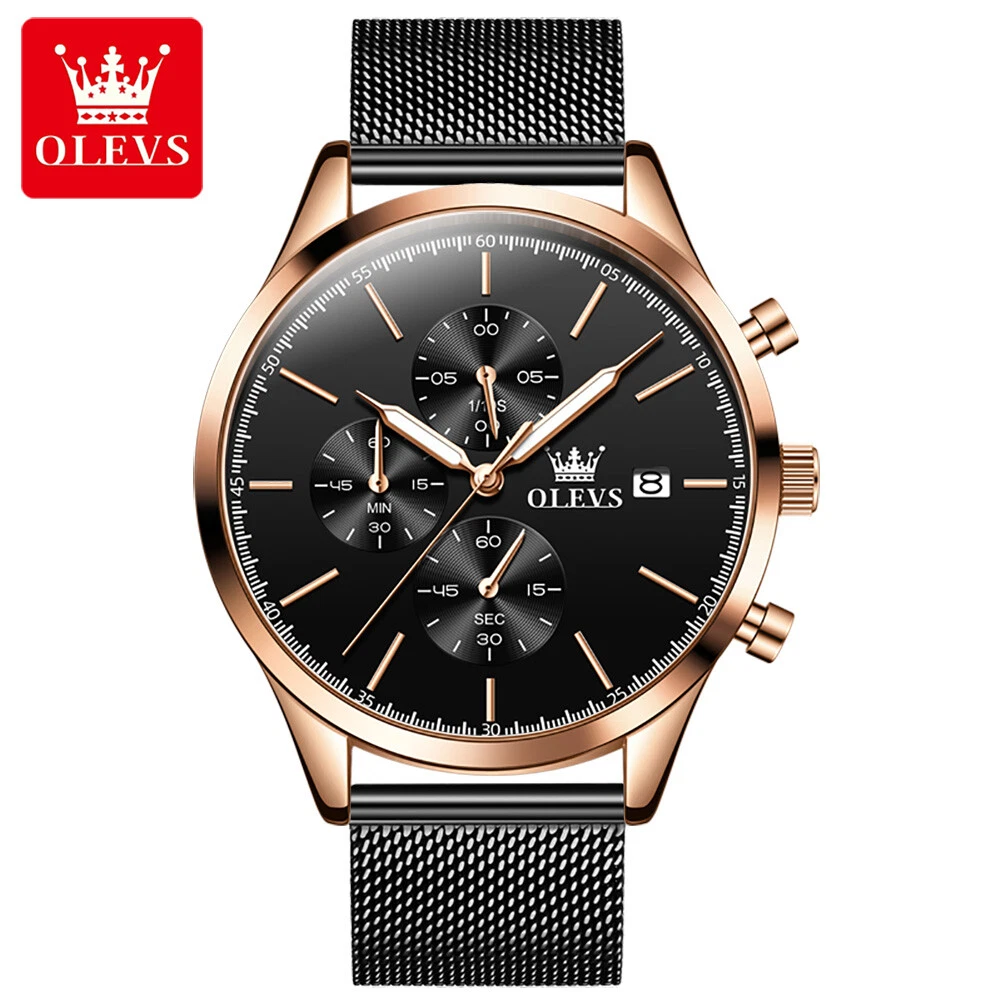 Mens watches stainless steel best sale band