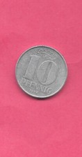 EAST GERMANY DDR KM10 1978 A VF-VERY FINE-NICE OLD ALUMINUM 1O PFENNIG COIN