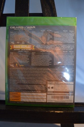Gears of War Ultimate Edition + Rare Replay 30 Xbox One Games Never Opened - Picture 2 of 3