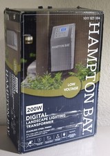 HAMPTON BAY 200W 200-Watt Low Voltage Digital Transformer Stainless Steel Finish