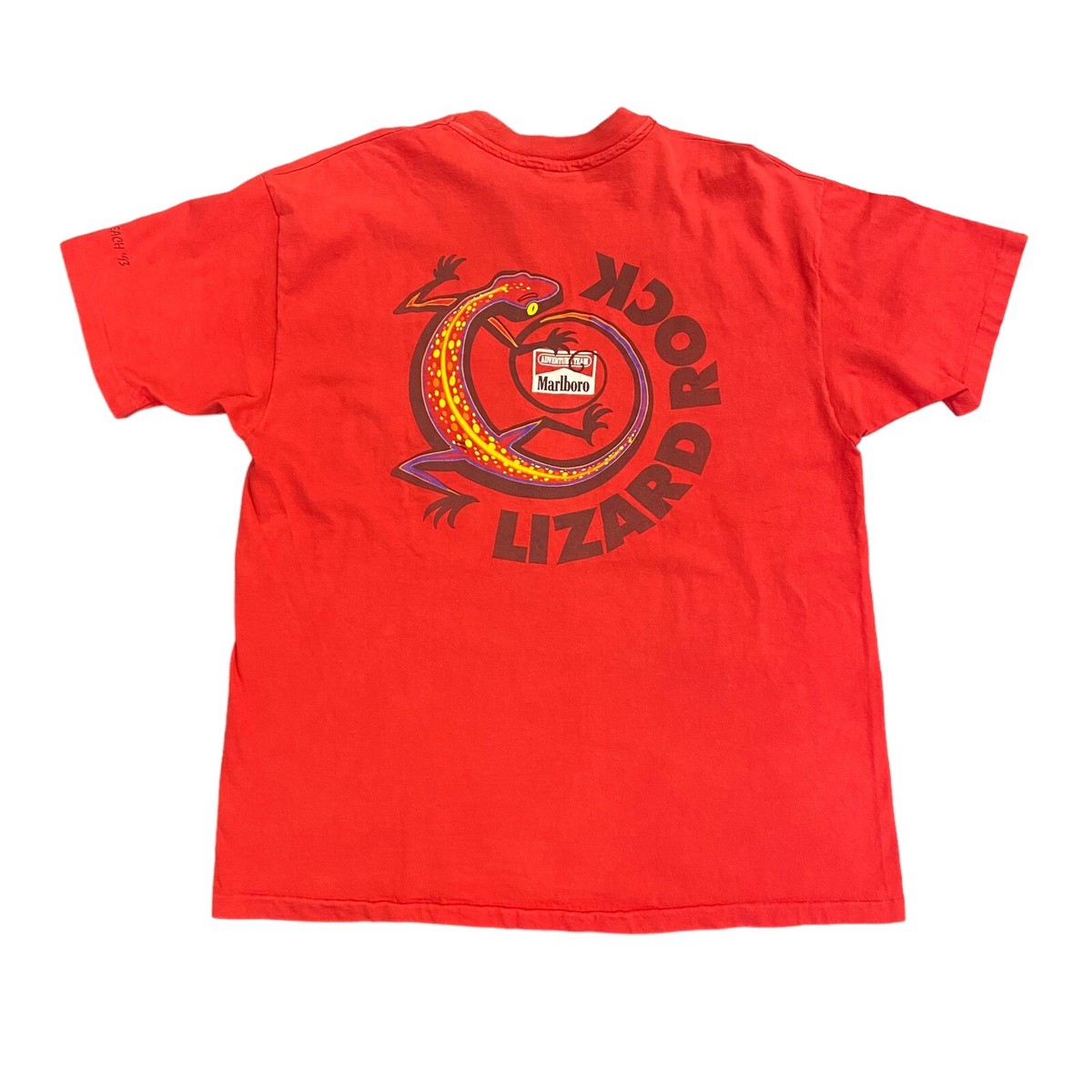 Vintage MARLBORO ADVENTURE TEAM T Shirt Gecko Lizard Rock Vintage MARLBORO ADVENTURE TEAM T Shirt Gecko Lizard Rock