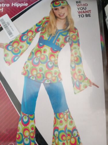 Niñas Hippy Woodstock Años 70 Abba Disco Pop Chick Bookweek Disfraz... - Imagen 2 de 4