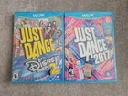Just Dance Disney Party 2 & Just Dance 2017 (Nintendo Wii U) New & Sealed