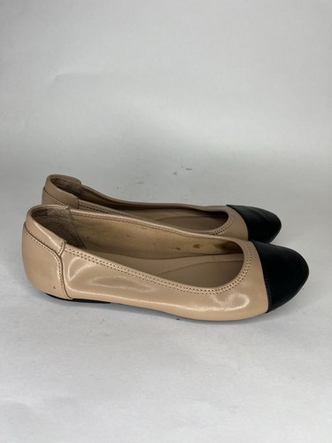 alfani step n flex shoes Flats Slip Ons Women Size 5.5M Cap Toe Leather 
