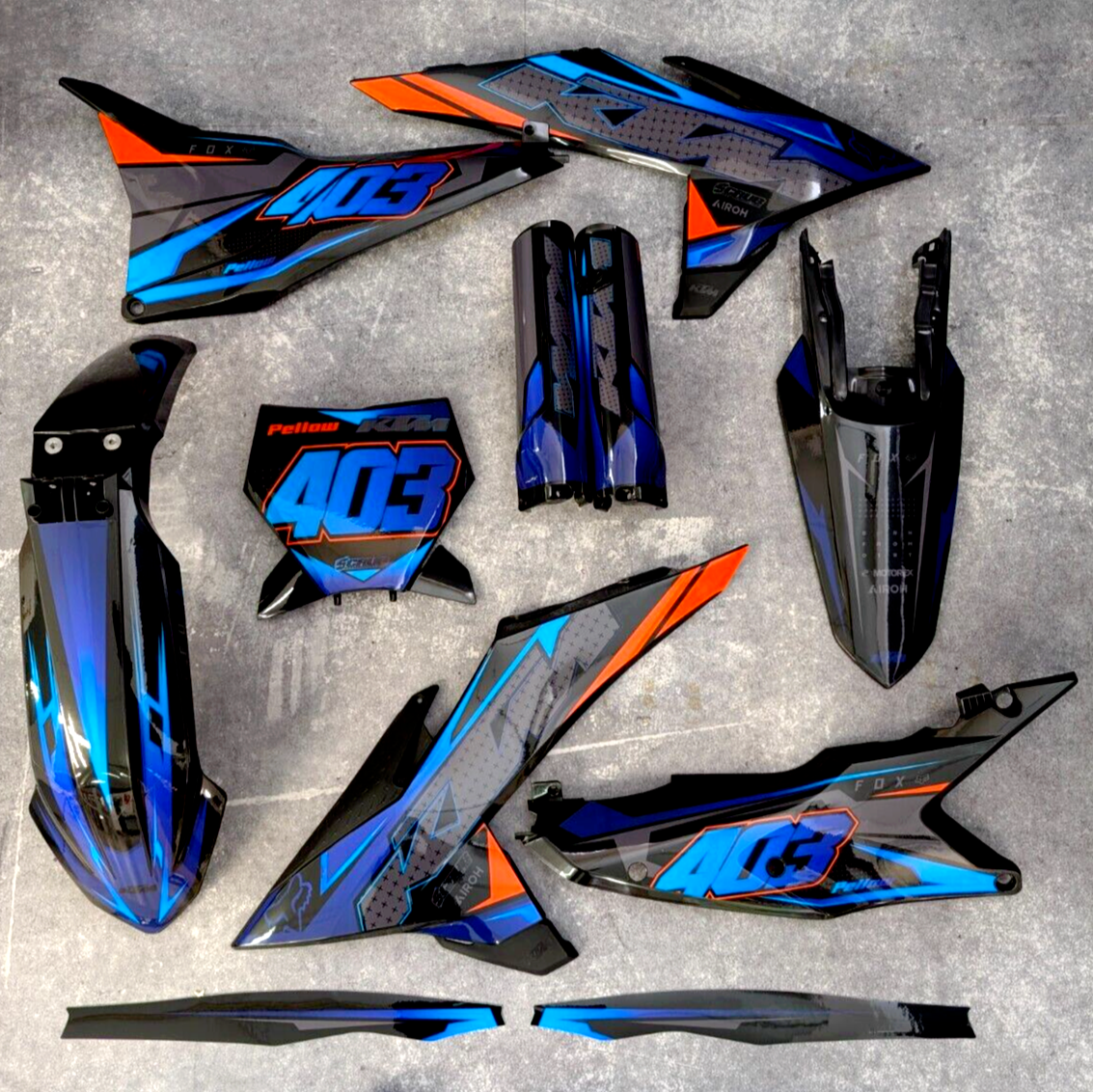 Plastics + Graphics KTM 2025-2026 XC XC-F SX SX-F Custom Race