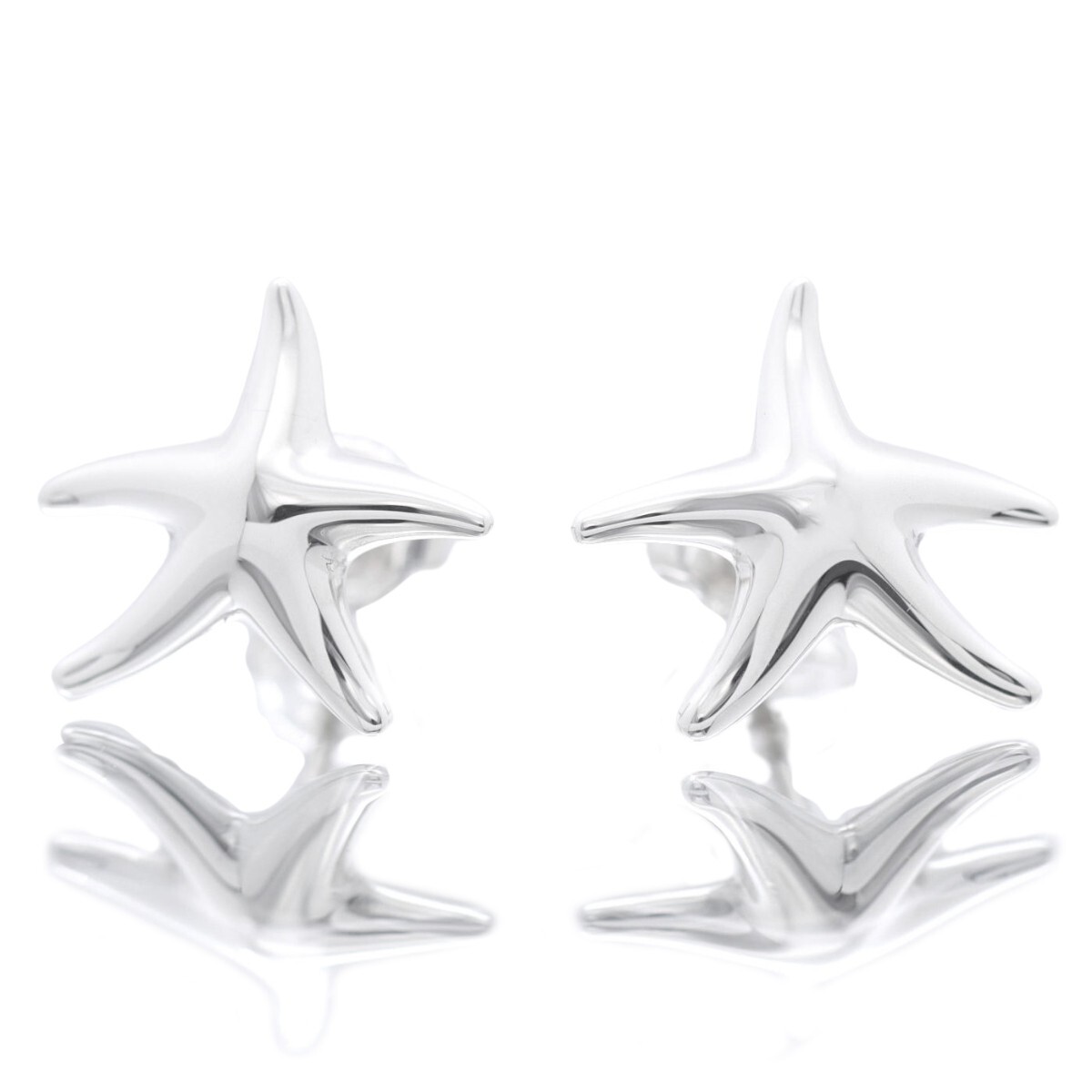 Tiffany&co Stud Pierced Earrings Elsa Peretti Starfish