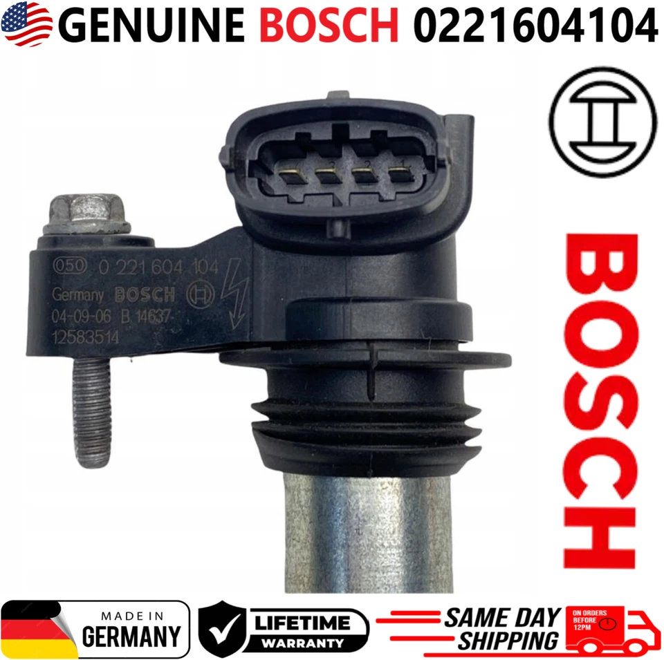 博世 6 点火线圈适用于 2004 - 2009 凯迪拉克萨博别克 V6,0221604104 正品 — 第 4/4 张图片