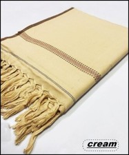 AFGHAN PATOO HANDMADE COZY SAWATI WOOL SOLID PASHTUN SHAWL SCARF WRAP MENS WOMEN