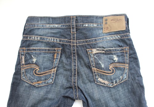 Silver Jeans ALLAN 30 x 24 Embroidered 