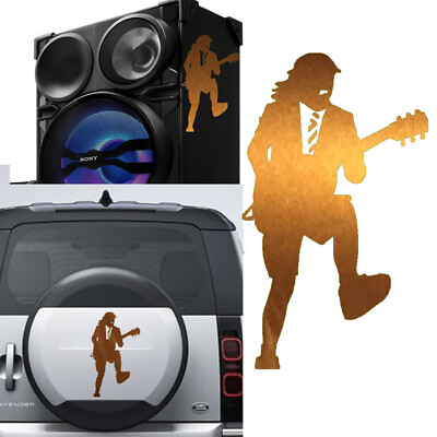 Sticker Vinyl Angus Young v3b. Duration Outer Plus 7 Years