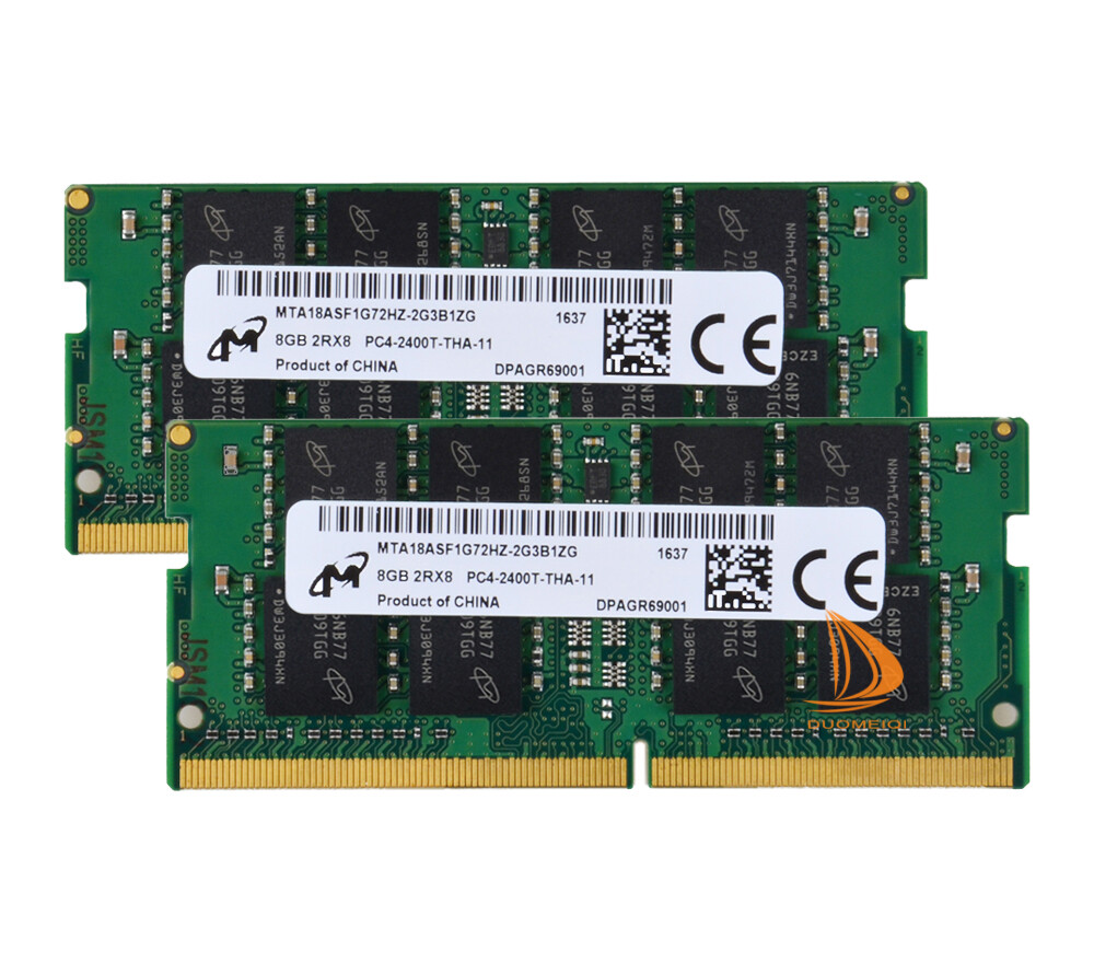 Micron 32GB DDR4 RAM 4x 8GB 2Rx8 PC4-2400T 2400Mhz 260Pin SODIMM