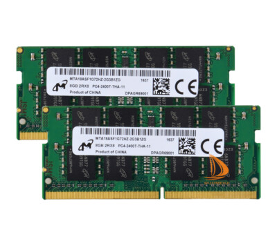 Micron 32GB DDR4 RAM 4x 8GB 2Rx8 PC4-2400T 2400Mhz 260Pin SODIMM