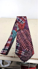 Kriziauomo 100 Silk Necktie Tie Multicolor Abstract Made In Italy