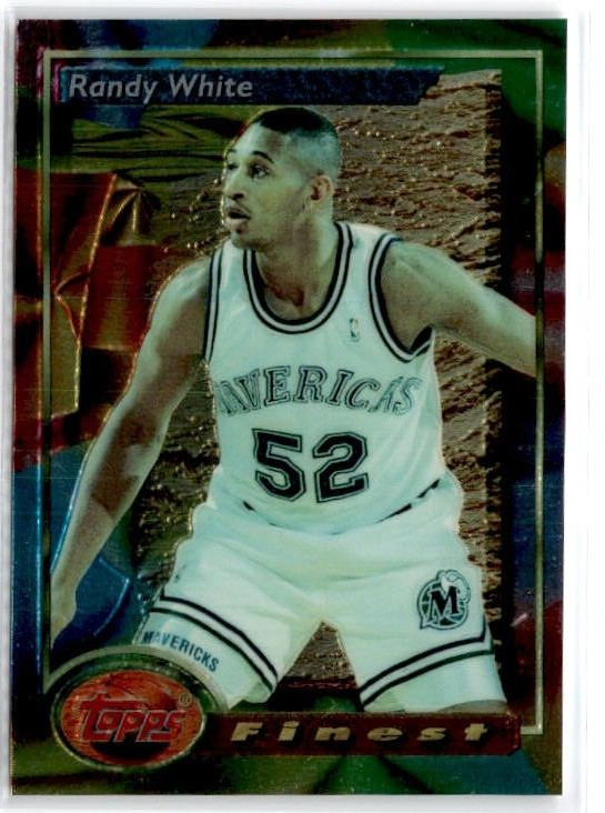 1993-94 Topps Finest Randy White #161 Mavericks