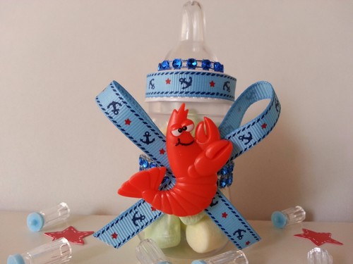 12 Fillable Bottles Baby Shower Under The Sea Favors Nautical Sailor Prizes Game - Picture 8 of 12