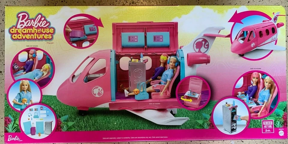Novo em folha Barbie Dream Plane Glamour avião de férias - Imagem 3 de 4
