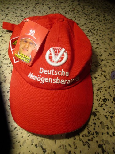 Schumacher Kappe Formula 1 , Deutsche Vermögensberatung, neu mit Etikett