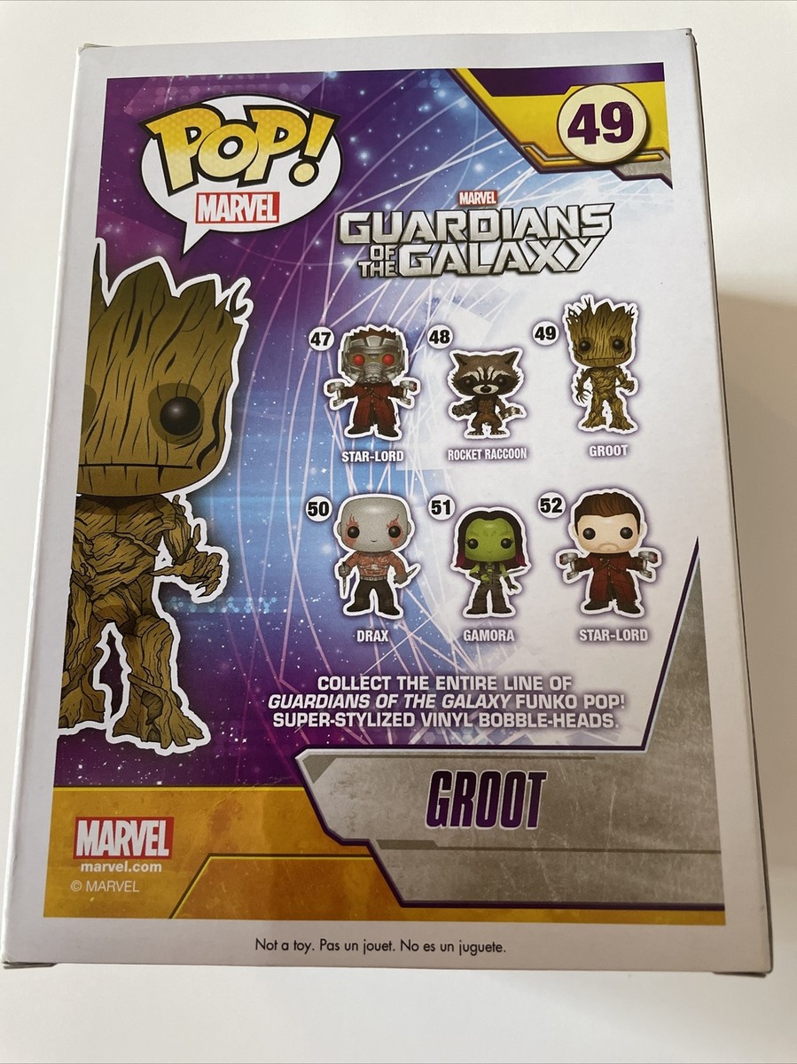 【激レア】FunkoPop！49 GROOT グルート Funko Pop! Vinyl: Marvel - Groot #49 for sale online | eBay