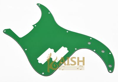 USA Spec Precision Bass P Bass Schlagbrett Kratzplatte grün 3-lagig für Fender
