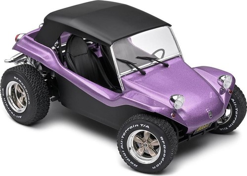 VW BUGGY MEYERS MANX 1968 SOFT ROOF PURPLE METAL SOLIDO S1802706 1:18 VOLKSWAGEN - Imagen 5 de 6