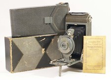 F97664  GRAY No. 1A Pocket Kodak Camera  Case, Box, Book