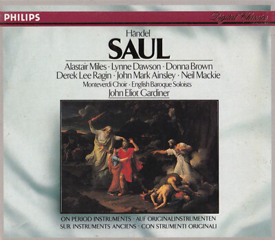 Händel / Alastair Miles, Dawson, Derek Lee Ragin, Gardiner - Saul 3xCD Box-Set