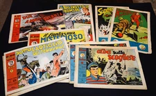 LOT OF 12 ALBUMS OF THE VICTORIOUS JIM BRADY SERIES AND TED SERIES SEE INTERNAL LIST