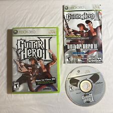 Guitar Hero II 2 (Microsoft Xbox 360, 2007) Complete with Manual CIB FREE SHIP