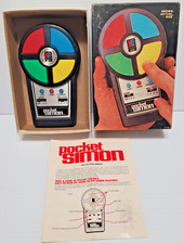 VINTAGE 1980 MILTON BRADLEY POCKET SIMON W/BO...
