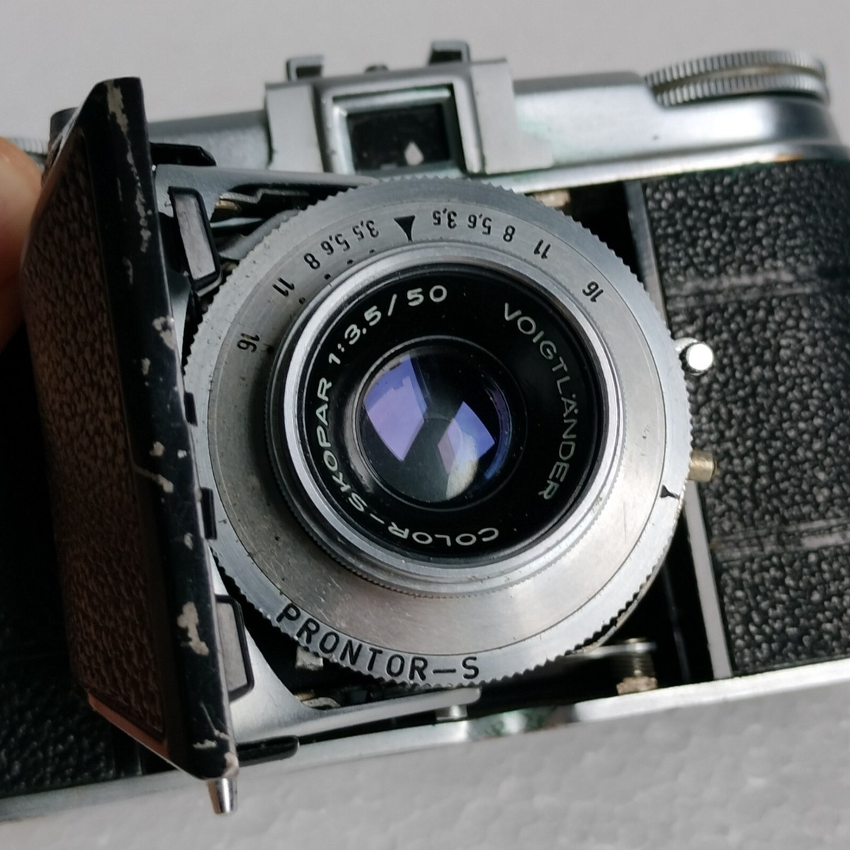 Voigtlander Vito II Folding Camera with 50mm f3.5 Color Skopar