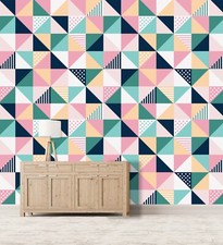 3D Color Triangle 5831 Wallpaper Mural Wall Print Wall Wallpaper Murals US Coco