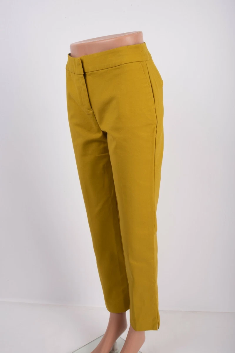 Boden Womens Richmond 7/8 Pants Trousers Hot Mustard UK 6 US 2 Yellow T0114  NWT | eBay