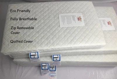 BABY REX NEW TRAVEL COT MATTRESS FIT 119 X 59 CM BABY DAN HAUCK FULLY BREATHABLE