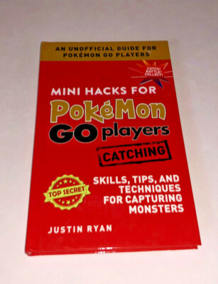 Mini Hacks For Pokemon Go Players CATHCING Hard Cover Book nintendo Skills Tips 