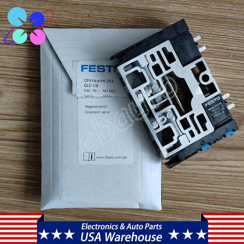 For Festo CPV14-M1H-2X3-GLS-1/8 161362 0.65W 21V DC Solenoid Valve Free Shipping