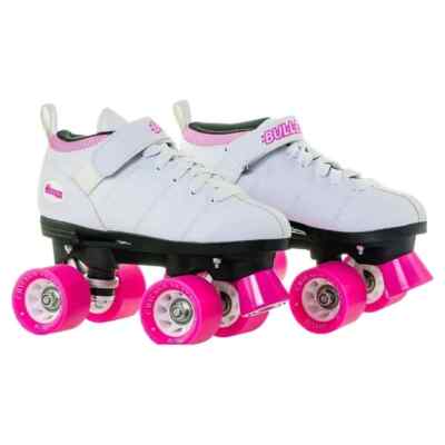 Chicago Ladies Bullet Speed Skates White Classic Quad Roller Skate, Size 9